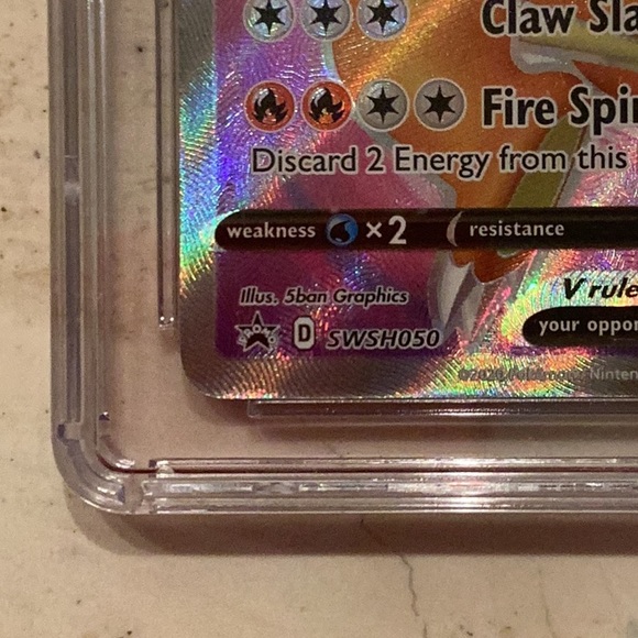 Charizard V 2020 Pokemon Champions Path SWSH050 Sword & Shield CGC 9 Card TCG - Picture 3 of 8